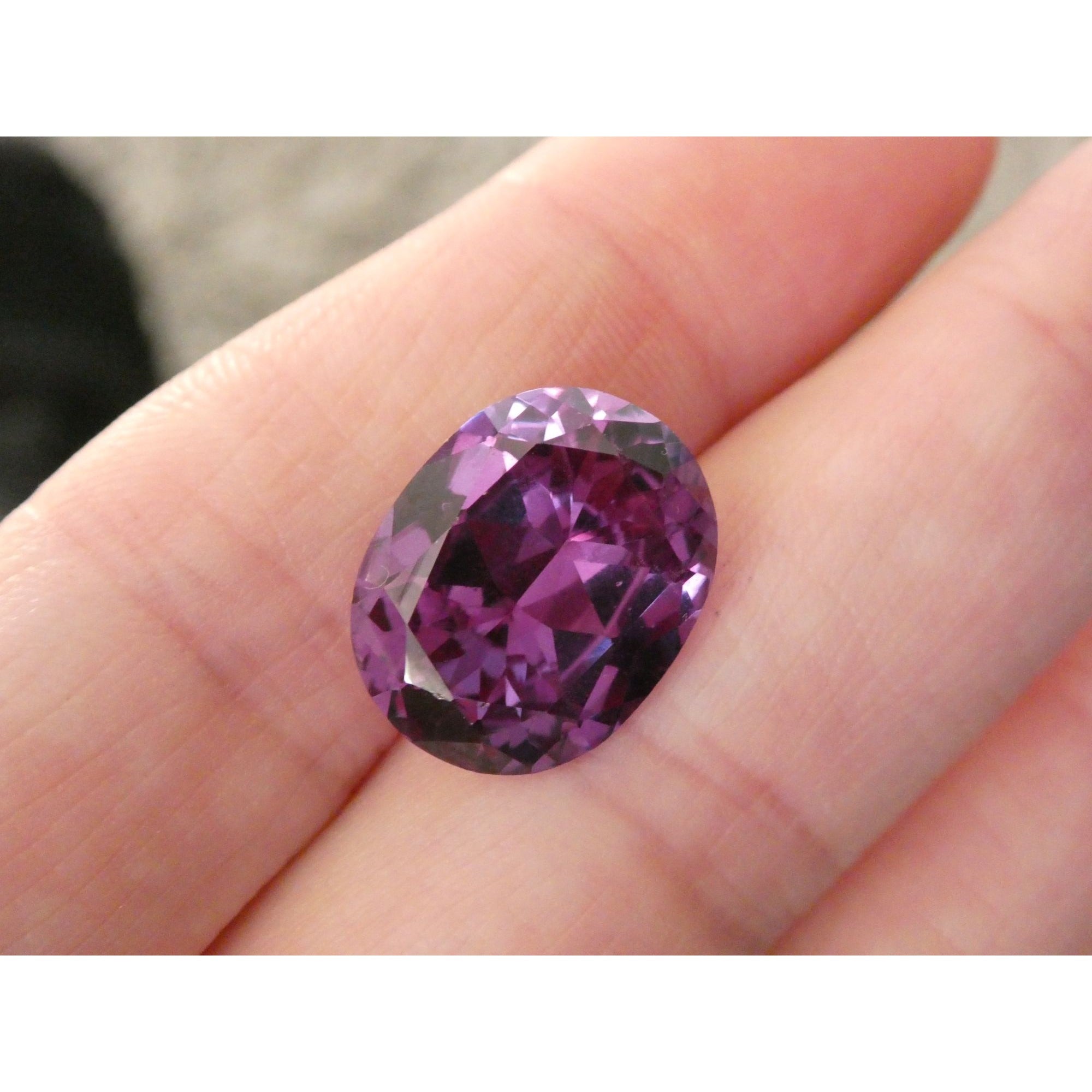 Oval Cut Lab Created Color Change Sapphire 2.7g Weight 16.92mm Length x 13.19mm