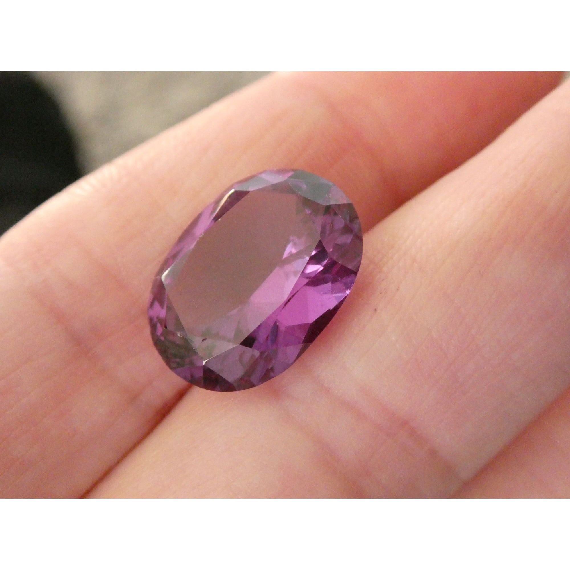 Oval Cut Lab Created Color Change Sapphire 2.7g Weight 16.92mm Length x 13.19mm