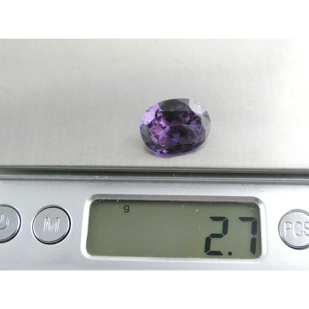 Oval Cut Lab Created Color Change Sapphire 2.7g Weight 16.92mm Length x 13.19mm