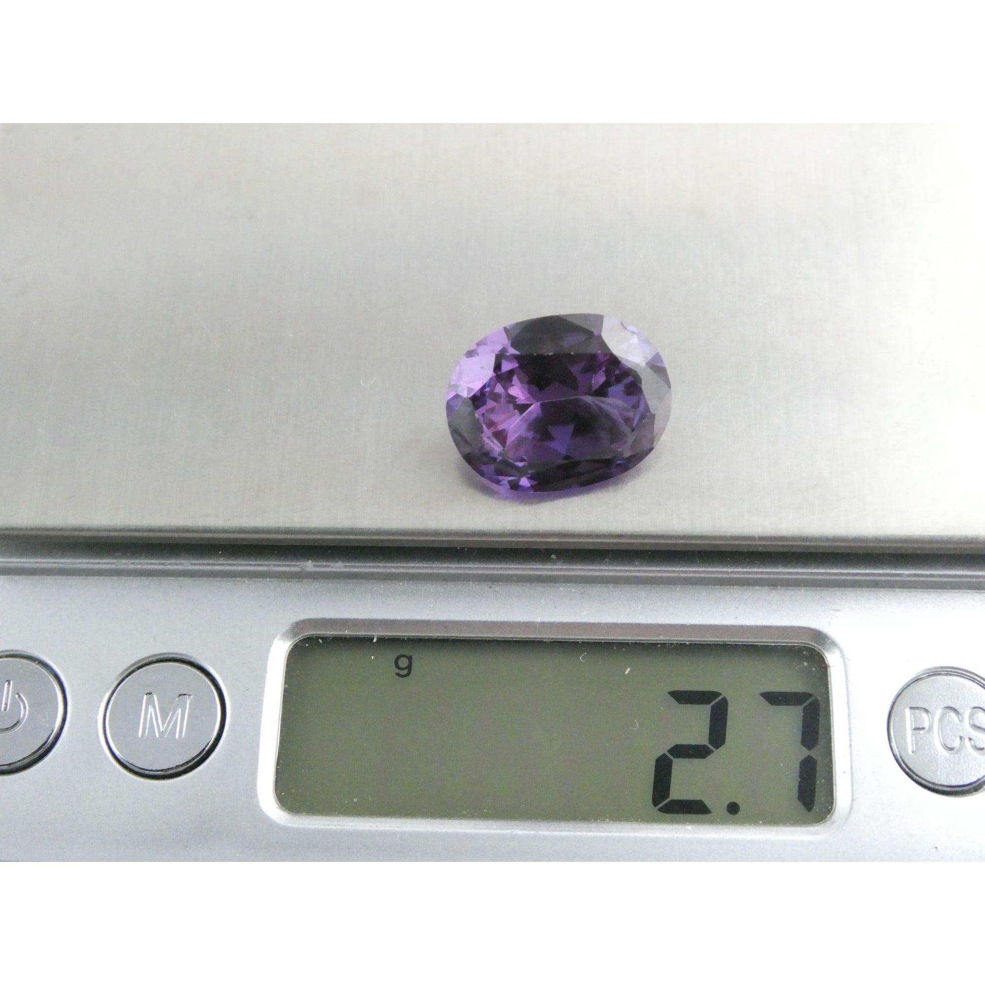 Oval Cut Lab Created Color Change Sapphire 2.7g Weight 16.92mm Length x 13.19mm