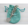 Tiffany and Co Sterling Silver Rolo Link Please Return To Tiffany Bracelet 7 In