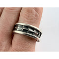 David Yurman Sterling Silver Armory Band Ring Size 10 Weighs 15.7g 9mm Thickness