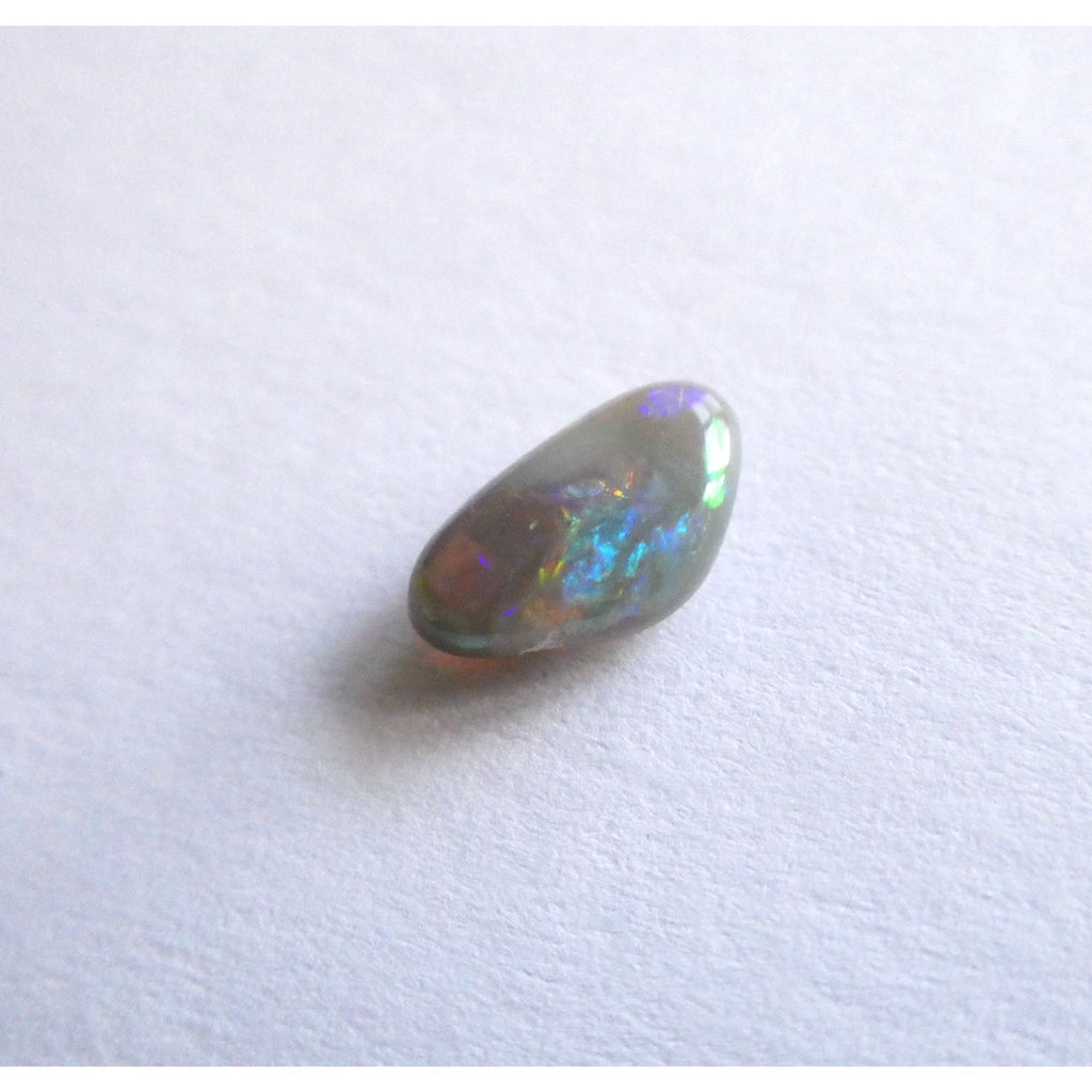 Australian Polished and Cut Freeform Opal Cabochon .60 CT Weight 8.32mm x 4.66mm