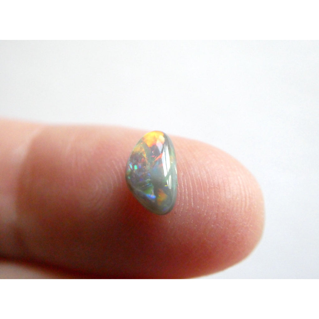 Australian Polished and Cut Freeform Opal Cabochon .60 CT Weight 8.32mm x 4.66mm