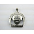 Sterling Silver New Orleans Katrina Memorial Pendant 2005 Designer Anne Dale 7g