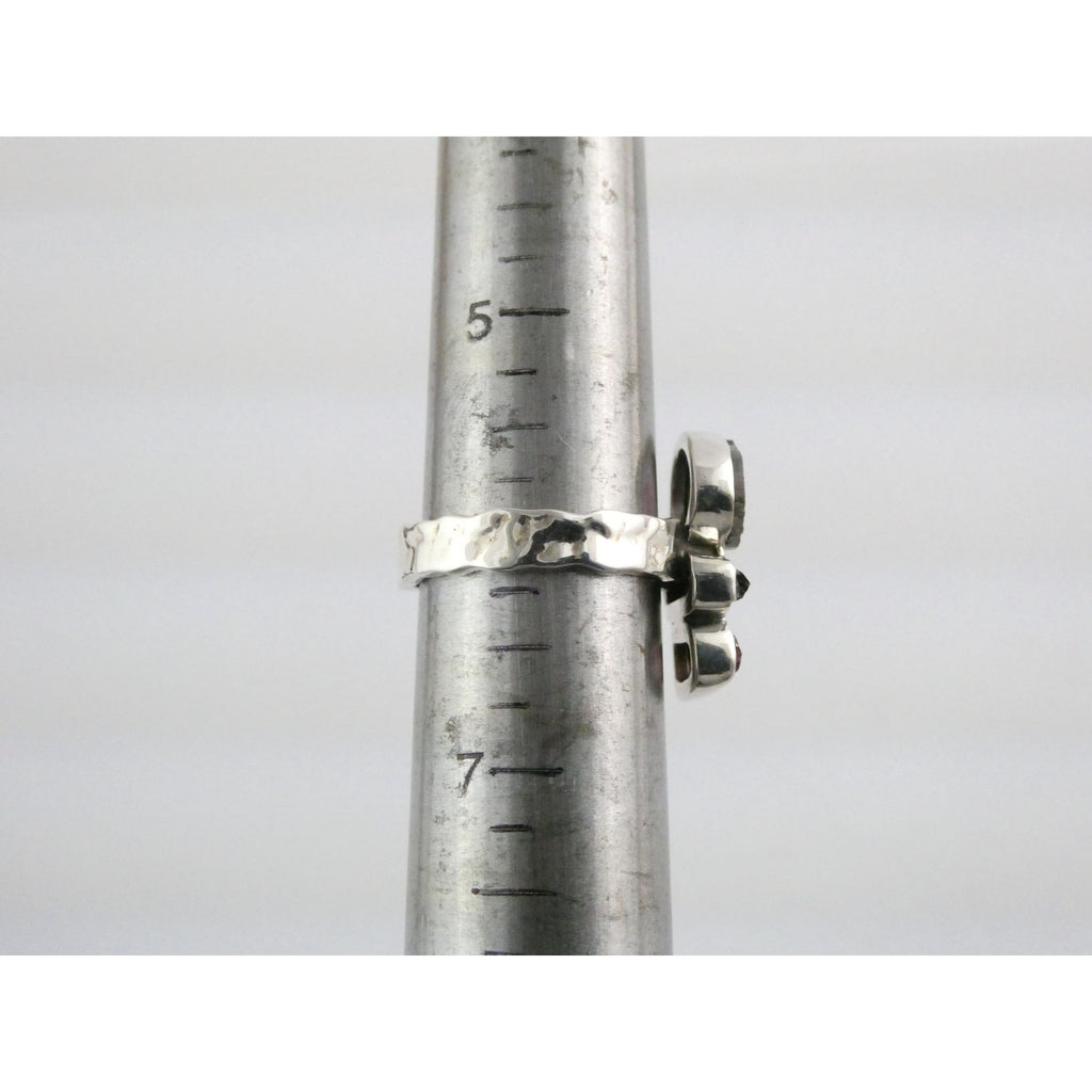 Artisan Made Sterling Silver Watermelon Tourmaline Ring Size 6 Weighs 5.3g