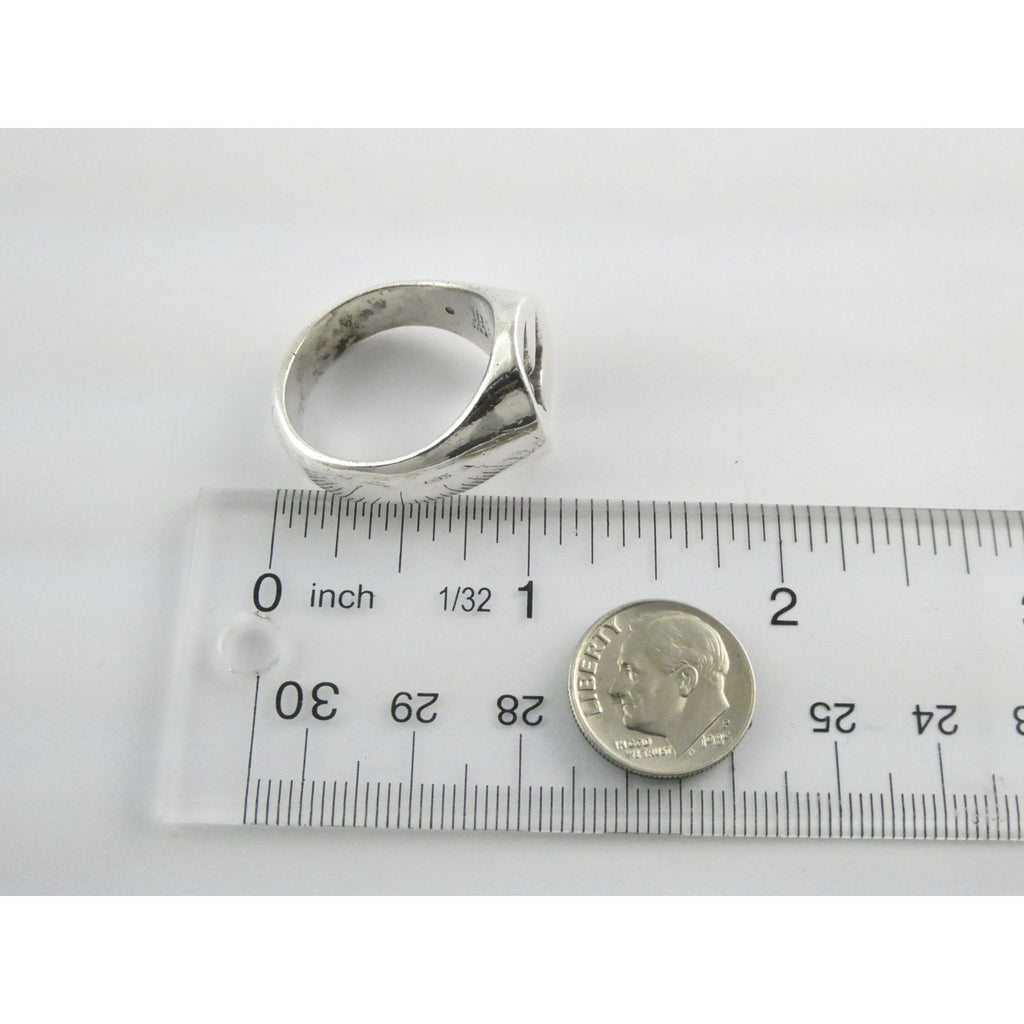 James Avery Descending Dove Concave Center Ring Size 12 Weighs 17g RETIRED Motif