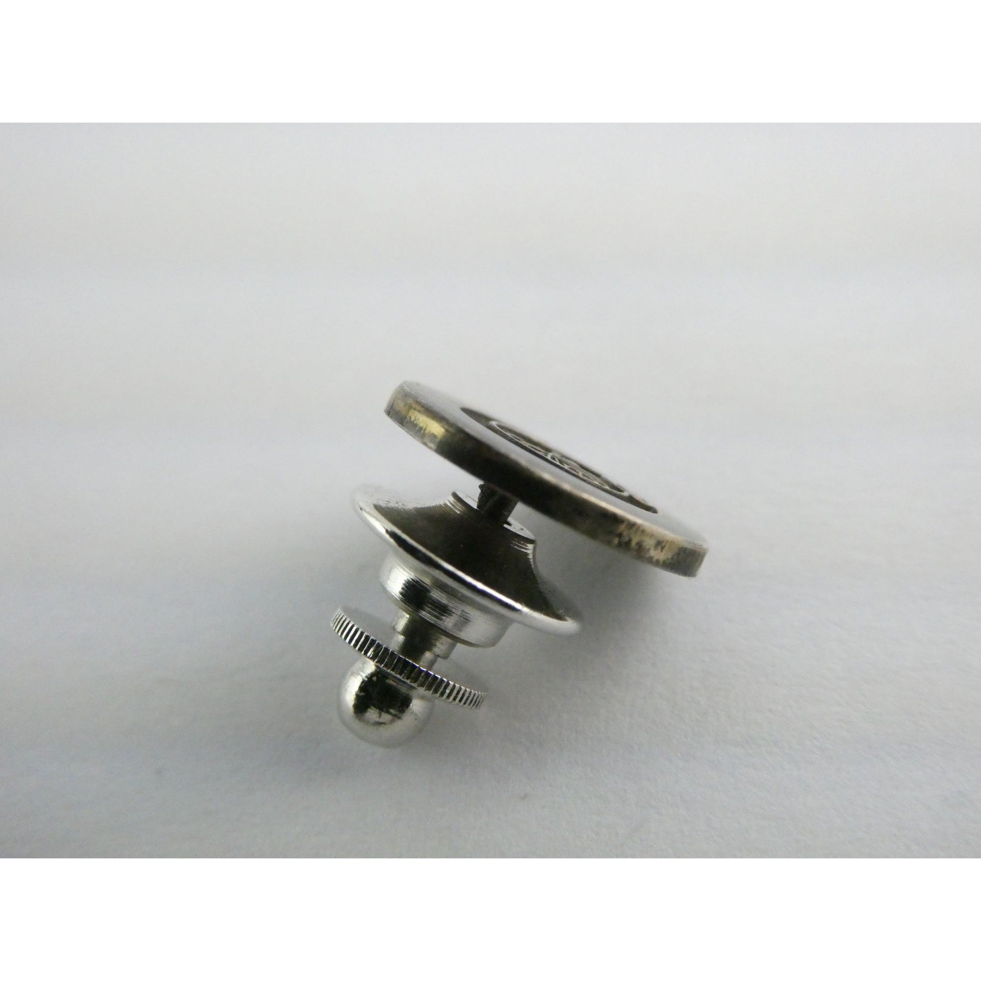 Vintage Elks Chanters Sterling Silver 20 Years Lapel Pin 3.7g 13.91mm Diameter