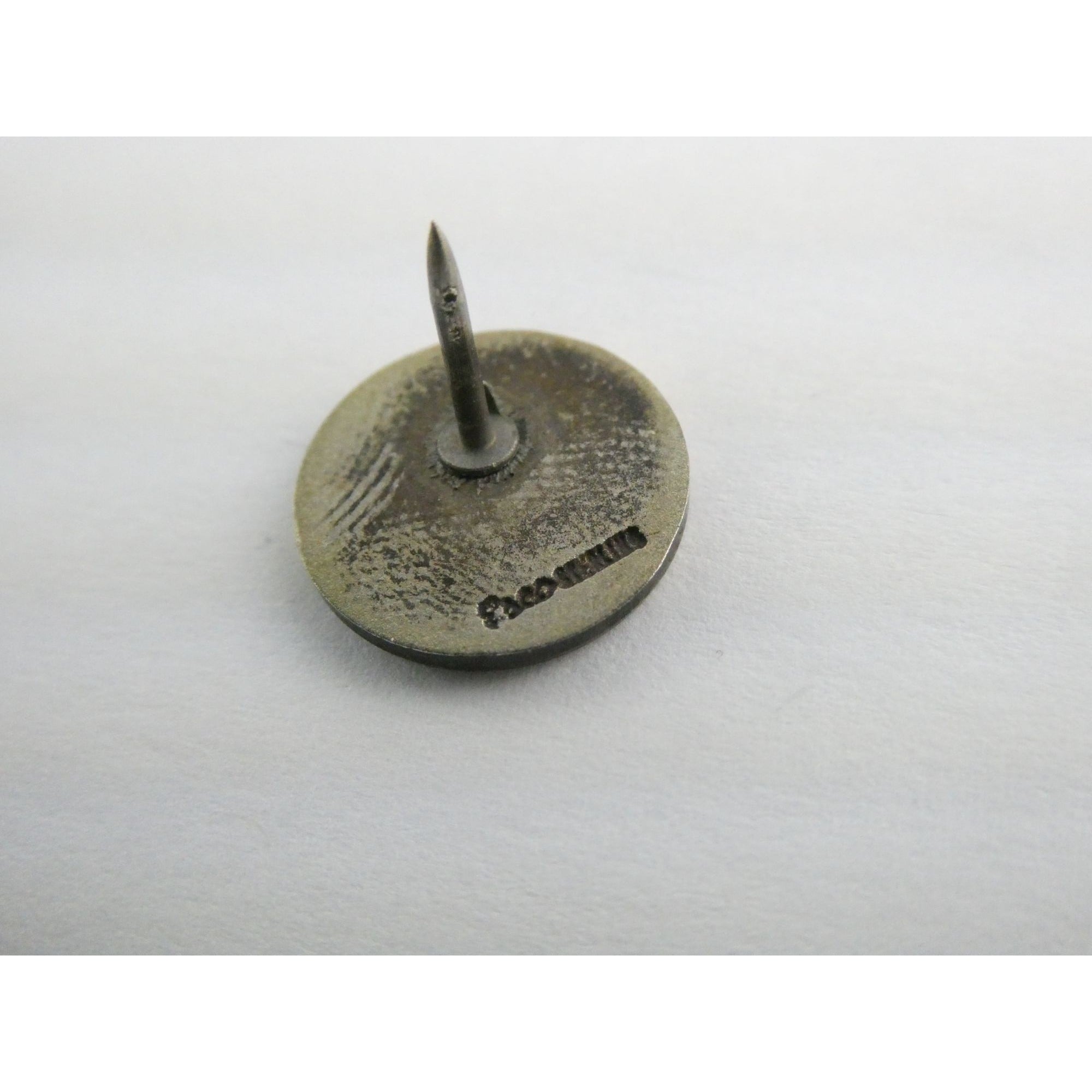 Vintage Elks Chanters Sterling Silver 20 Years Lapel Pin 3.7g 13.91mm Diameter