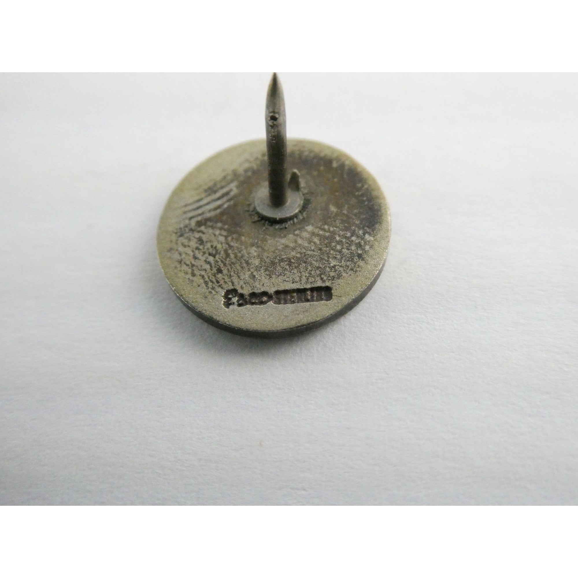 Vintage Elks Chanters Sterling Silver 20 Years Lapel Pin 3.7g 13.91mm Diameter