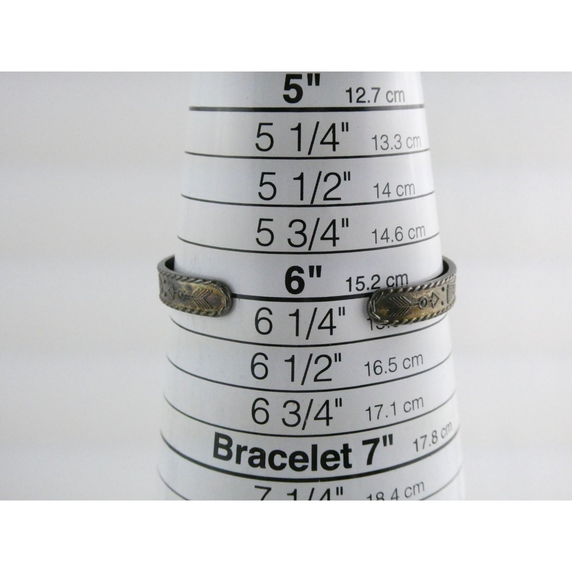 Vintage Southwestern Unmarked Sterling Silver Green Turquoise Cuff Bracelet 6 In