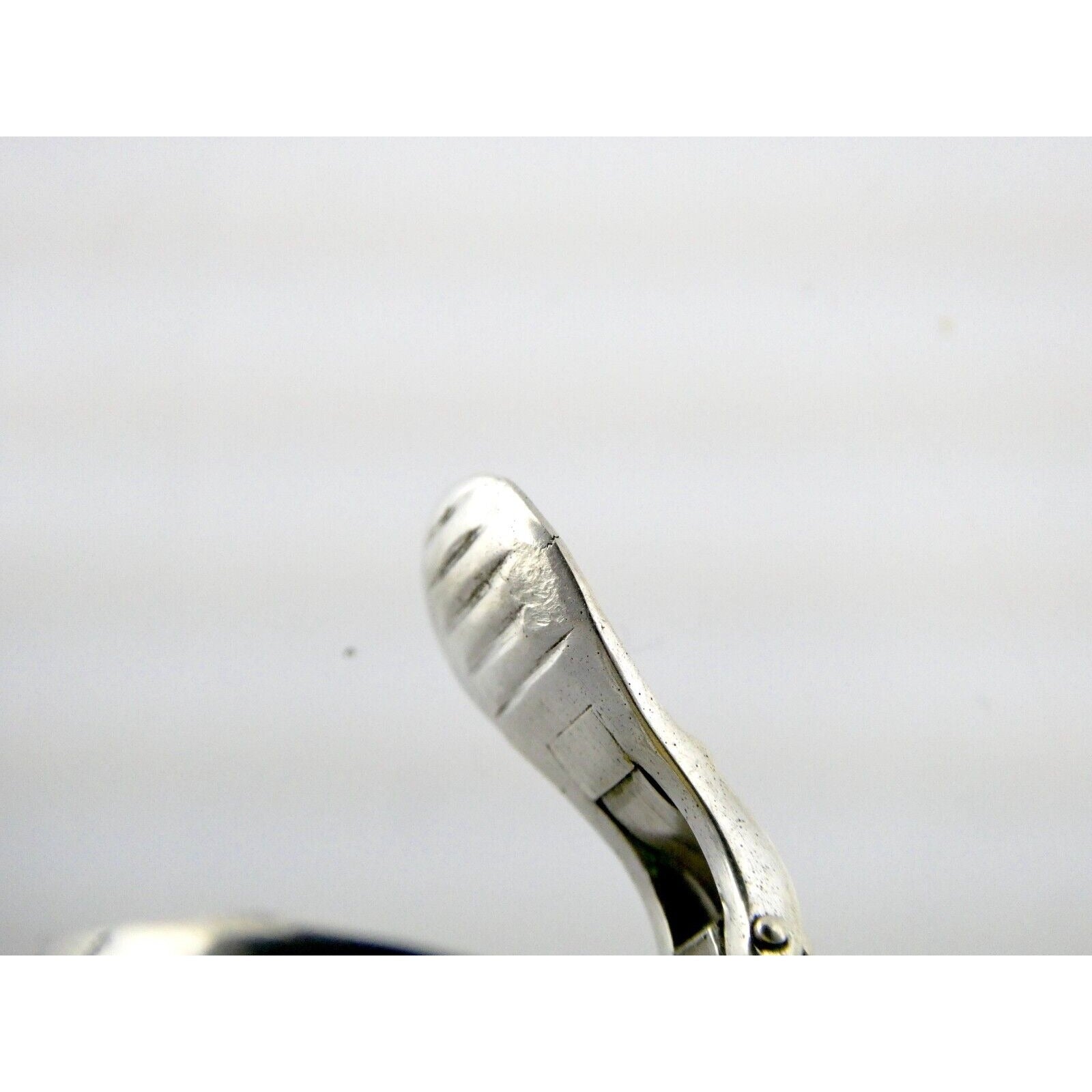 Ilias Lalaounis Greece Sterling Silver 18k Gold Hercules Lions Clip on Earrings